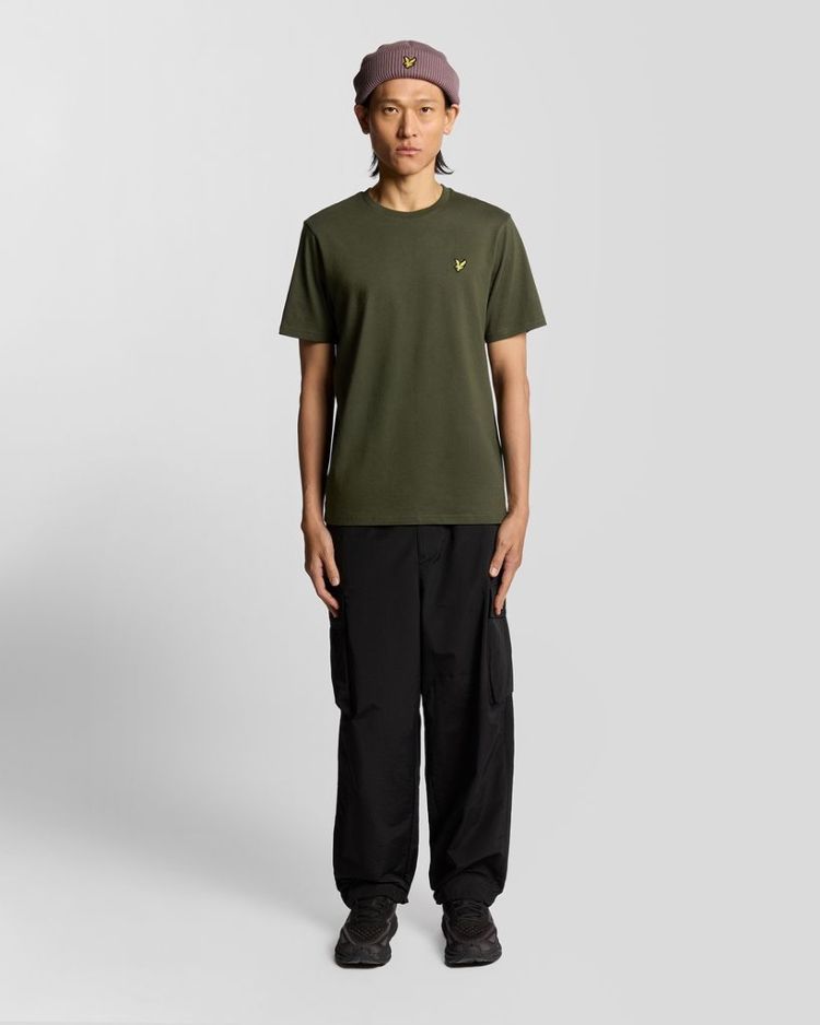 Lyle & Scott T-shirt Groen heren (PLAIN T-SHIRT - TS400VOG.X848) - GL Sport (Sluis)