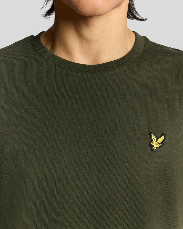 Lyle & Scott T-shirt Groen heren (PLAIN T-SHIRT - TS400VOG.X848) - GL Sport (Sluis)