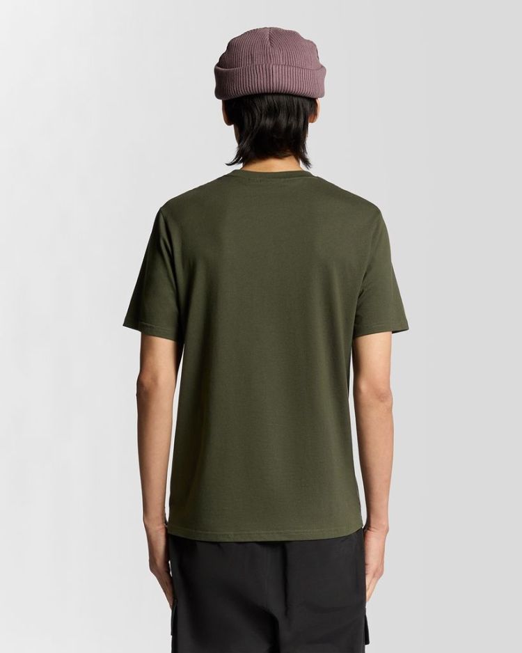 Lyle & Scott T-shirt Groen heren (PLAIN T-SHIRT - TS400VOG.X848) - GL Sport (Sluis)