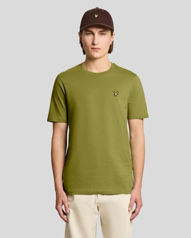 Lyle & Scott T-shirt Groen heren (PLAIN T-SHIRT - TS400VOG.Y123) - GL Sport (Sluis)