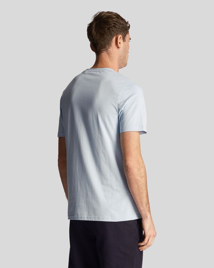 Lyle & Scott T-shirt Lichtblauw heren (PLAIN T-SHIRT - TS400VOG.W487) - GL Sport (Sluis)