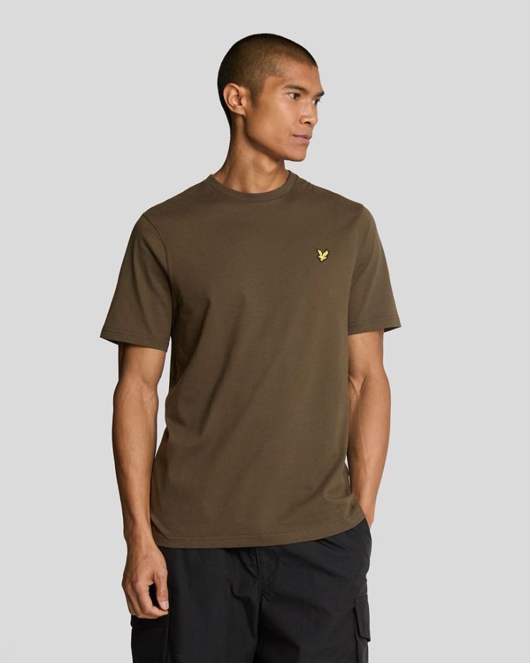 Lyle & Scott T-shirt Olijfgroen heren (PLAIN T-SHIRT - TS400VOG.W485) - GL Sport (Sluis)