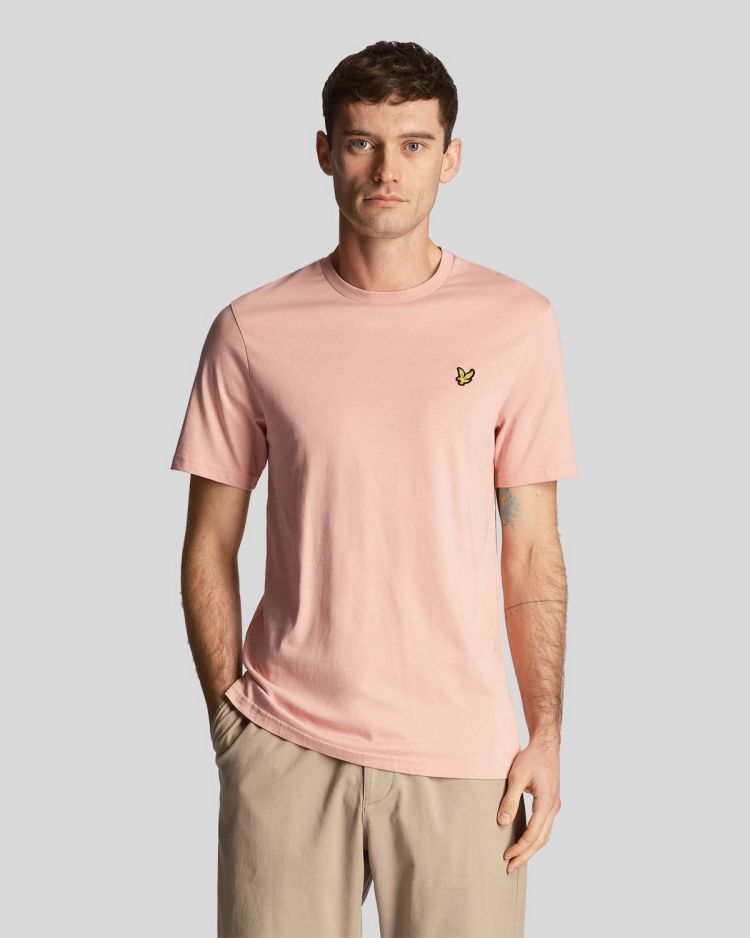 Lyle & Scott T-shirt Roze heren (PLAIN T-SHIRT - TS400VOG.X238) - GL Sport (Sluis)
