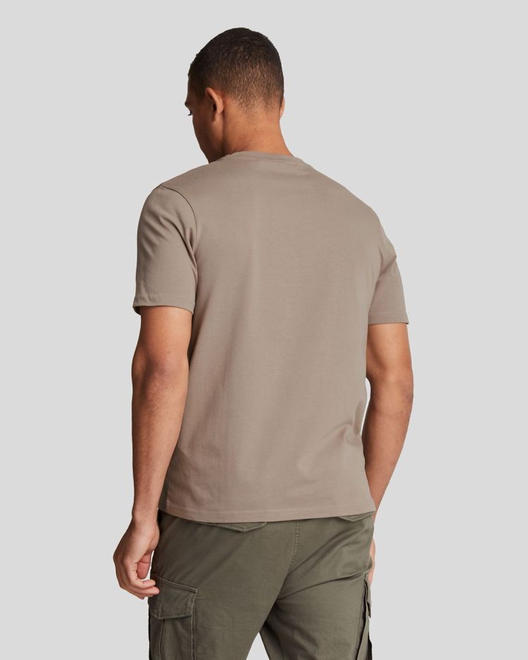 Lyle & Scott T-shirt Taupe heren (PLAIN T-SHIRT - TS400VOG.X302) - GL Sport (Sluis)