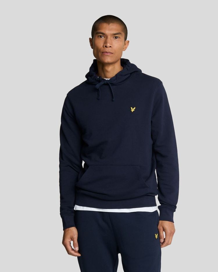 Lyle & Scott Pull Blauw heren (PULLOVER HOODIE - ML416VOG.Z271) - GL Sport (Sluis)