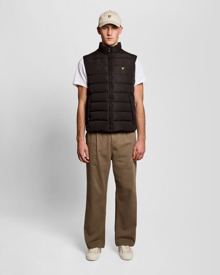 Lyle & Scott Bodywarmer Zwart heren (QUILTED GILET - JK2401V.Z865) - GL Sport (Sluis)