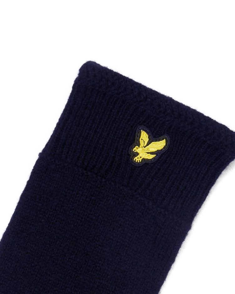 Lyle & Scott Handschoenen Blauw heren (RACKED RIB GLOVES - GL304CL.Z271) - GL Sport (Sluis)