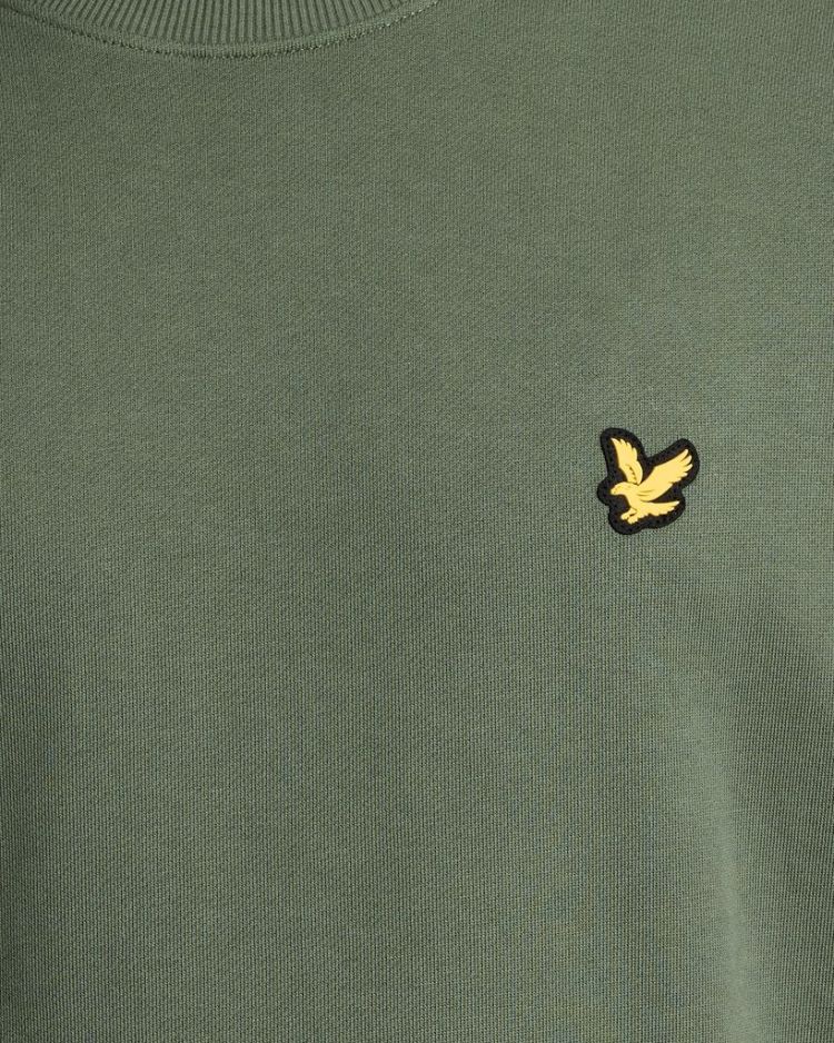 Lyle & Scott Sweater Groen heren (RELAXED SPORTS 1874 CREWNECK SWEATSHIRT - ML2640SP.X65) - GL Sport (Sluis)