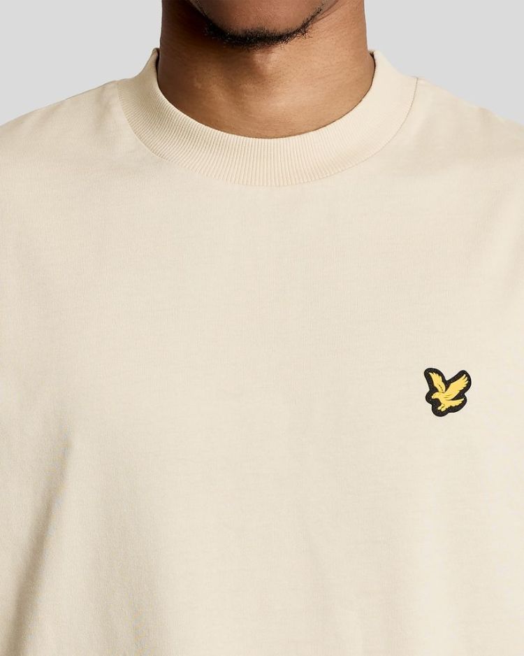 Lyle & Scott T-shirt Off-white heren (RELAXED SPORTS 1874 T-SHIRT - TS2509SP.W351) - GL Sport (Sluis)