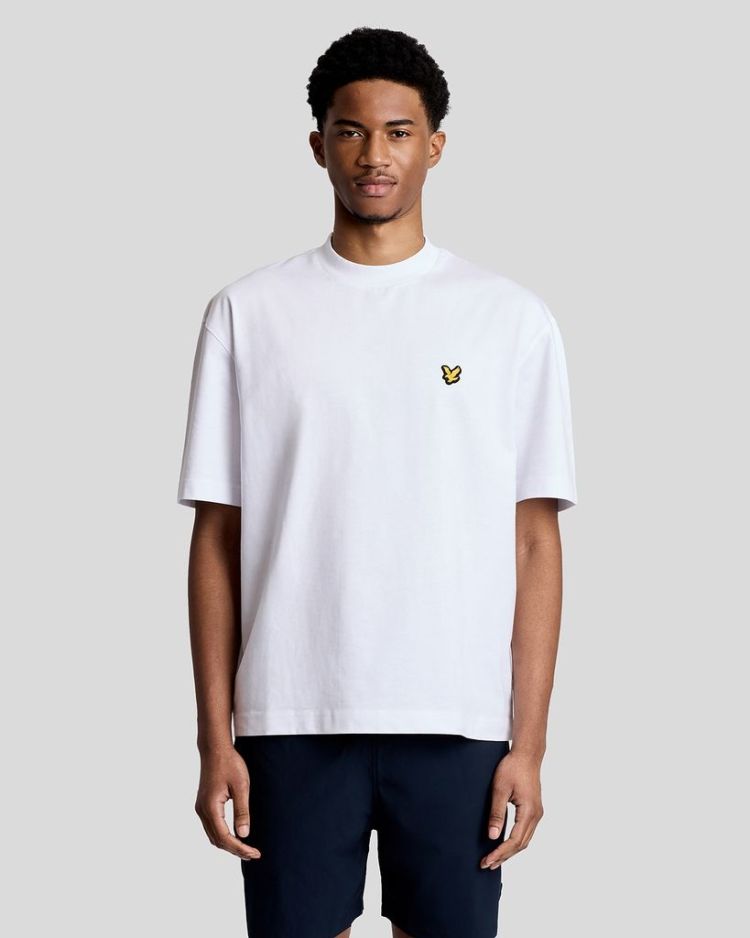 Lyle & Scott T-shirt Wit heren (RELAXED SPORTS 1874 T-SHIRT - TS2509SP.626) - GL Sport (Sluis)