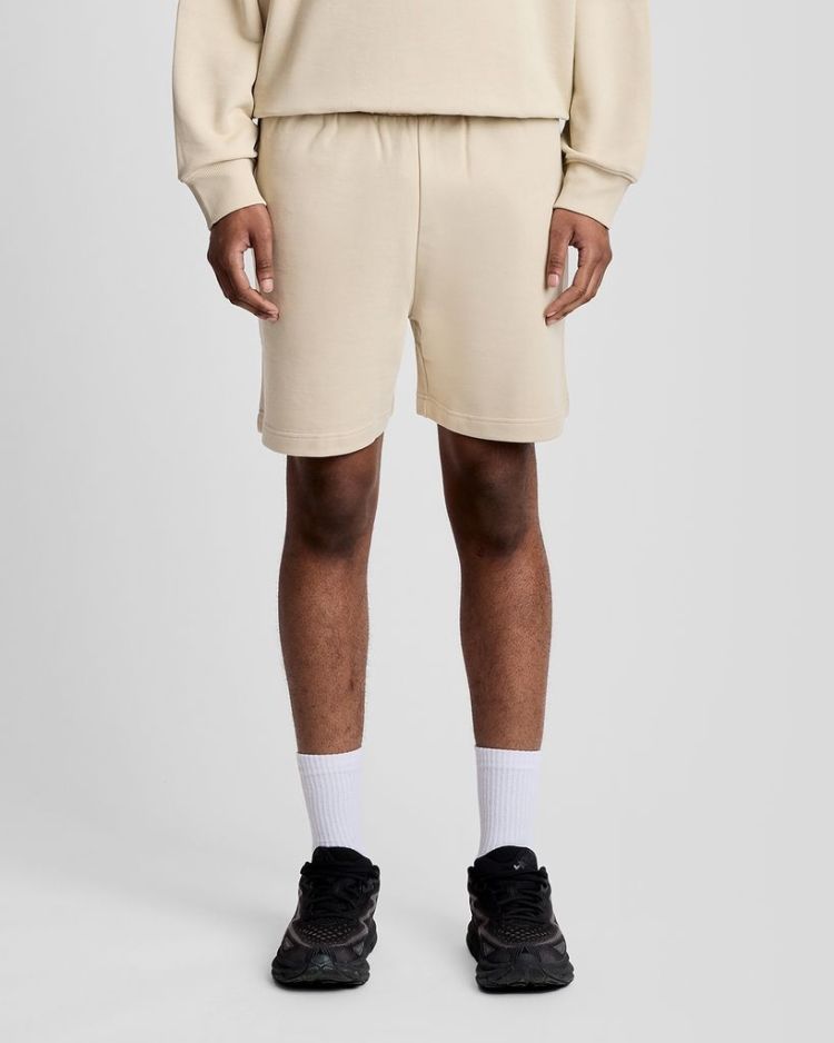 Lyle & Scott Short Beige heren (RELAXED SWEATSHORTS - ML2641SP.W351) - GL Sport (Sluis)