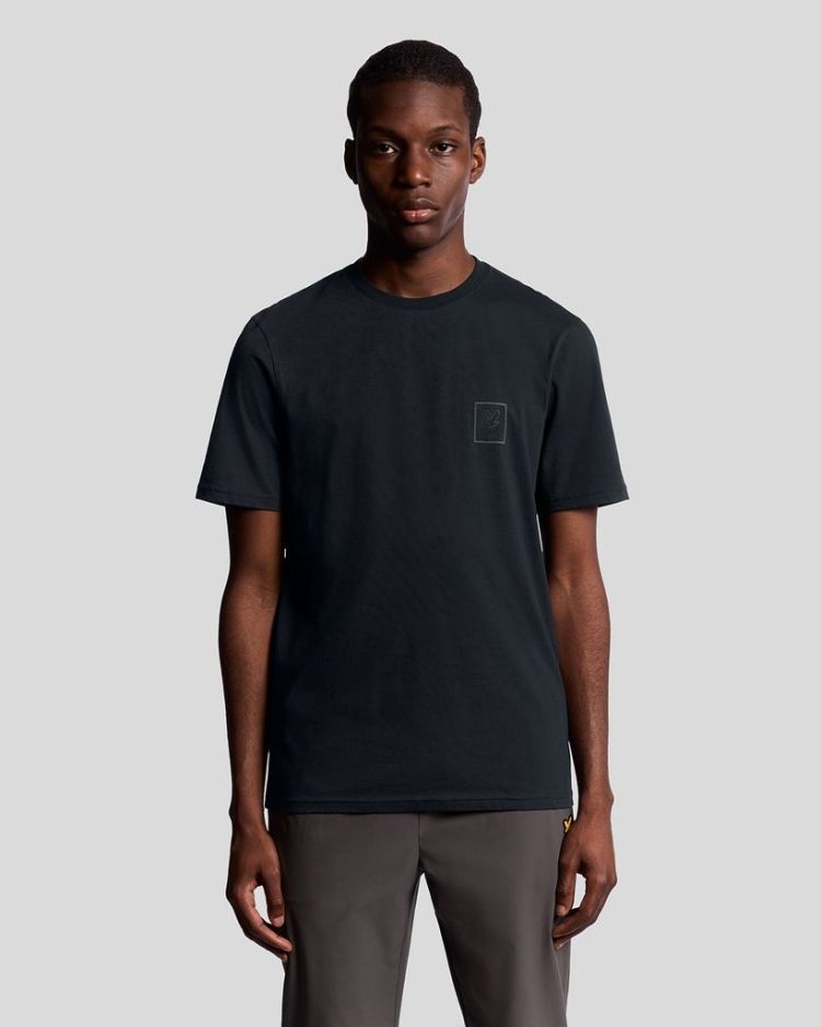 Lyle & Scott T-shirt Blauw heren (RUBBERISED LOGO GRAPHIC T-SHIRT - TS2389SP.Z271) - GL Sport (Sluis)