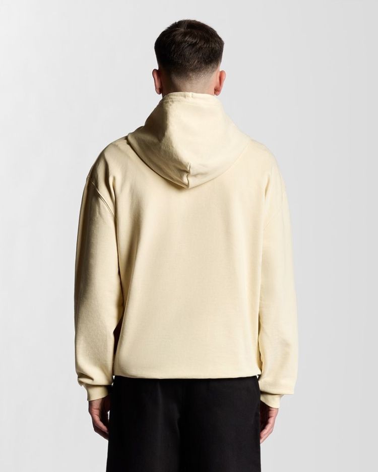 Lyle & Scott Hoodie Beige heren (SCRIPT BRUSHBACK PULLOVER HOODIE  - ML2321V.X869) - GL Sport (Sluis)