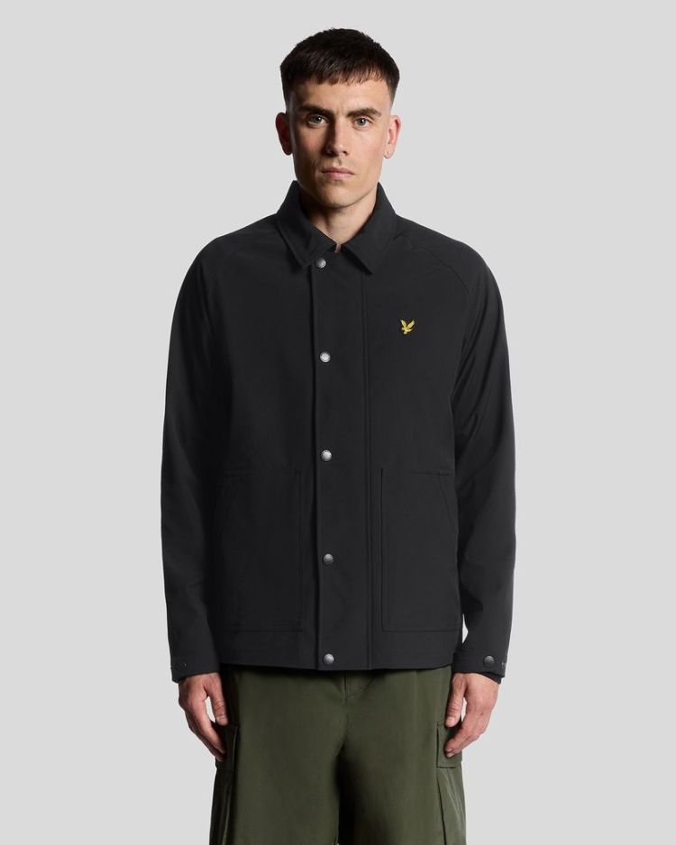 Lyle & Scott Jas Zwart heren (SOFTSHELL WORK JACKET - JK2300V.Z865) - GL Sport (Sluis)