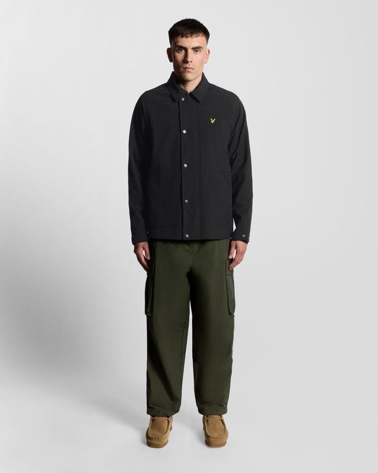 Lyle & Scott Jas Zwart heren (SOFTSHELL WORK JACKET - JK2300V.Z865) - GL Sport (Sluis)