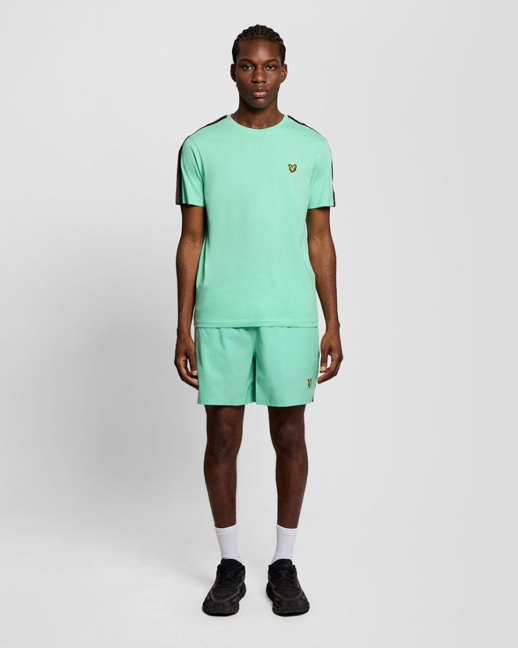 Lyle & Scott Zwembroek Mint heren (SPORTS SWIM SHORT - SH2480SPCFL.038) - GL Sport (Sluis)