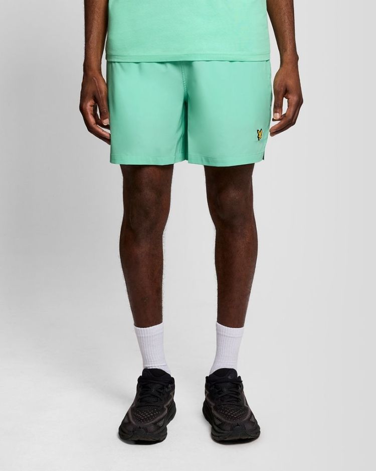 Lyle & Scott Zwembroek Mint heren (SPORTS SWIM SHORT - SH2480SPCFL.038) - GL Sport (Sluis)