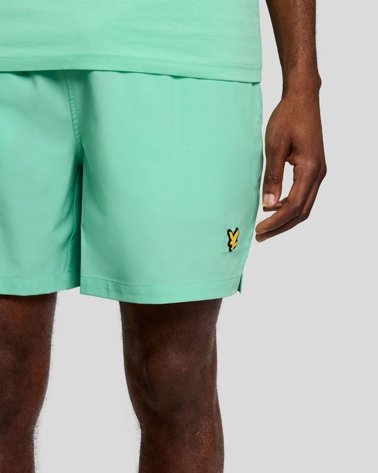 Lyle & Scott Zwembroek Mint heren (SPORTS SWIM SHORT - SH2480SPCFL.038) - GL Sport (Sluis)