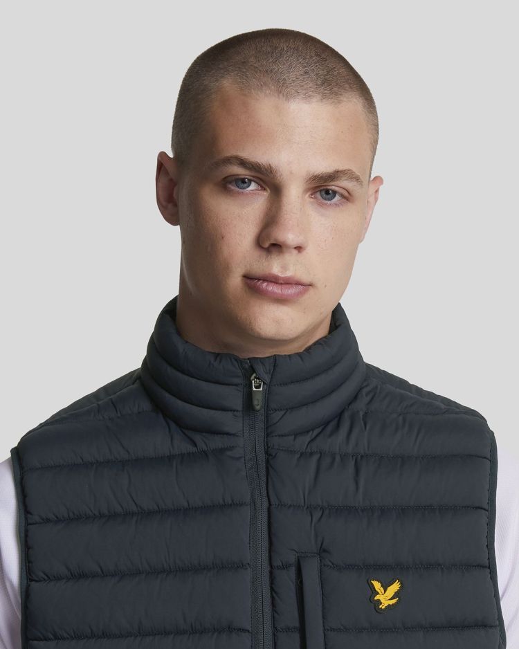 Lyle & Scott Bodywarmer Blauw heren (STRETCH LIGHTWEIGHT QUILTED GILET - JK2186SP.Z271) - GL Sport (Sluis)