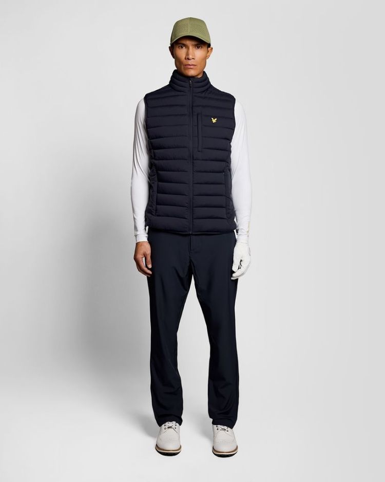 Lyle & Scott Bodywarmer Blauw heren (STRETCH LIGHTWEIGHT QUILTED GILET - JK2186SP.Z271) - GL Sport (Sluis)