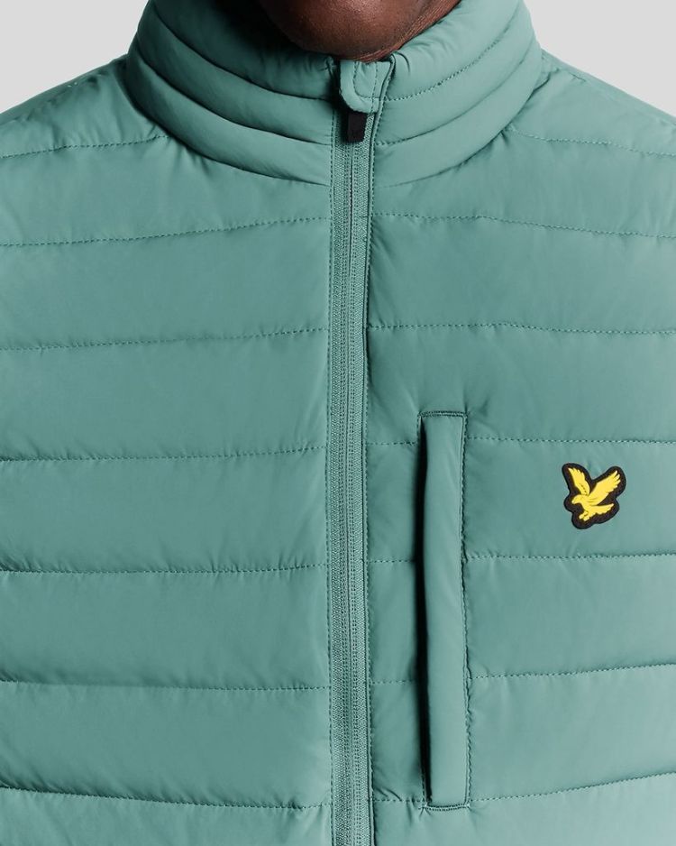 Lyle & Scott Bodywarmer Groen heren (STRETCH LIGHTWEIGHT QUILTED GILET - JK2186SP.X858) - GL Sport (Sluis)