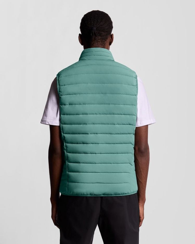 Lyle & Scott Bodywarmer Groen heren (STRETCH LIGHTWEIGHT QUILTED GILET - JK2186SP.X858) - GL Sport (Sluis)