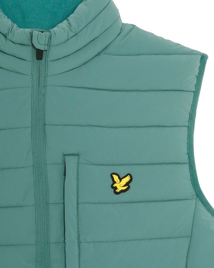Lyle & Scott Bodywarmer Groen heren (STRETCH LIGHTWEIGHT QUILTED GILET - JK2186SP.X858) - GL Sport (Sluis)