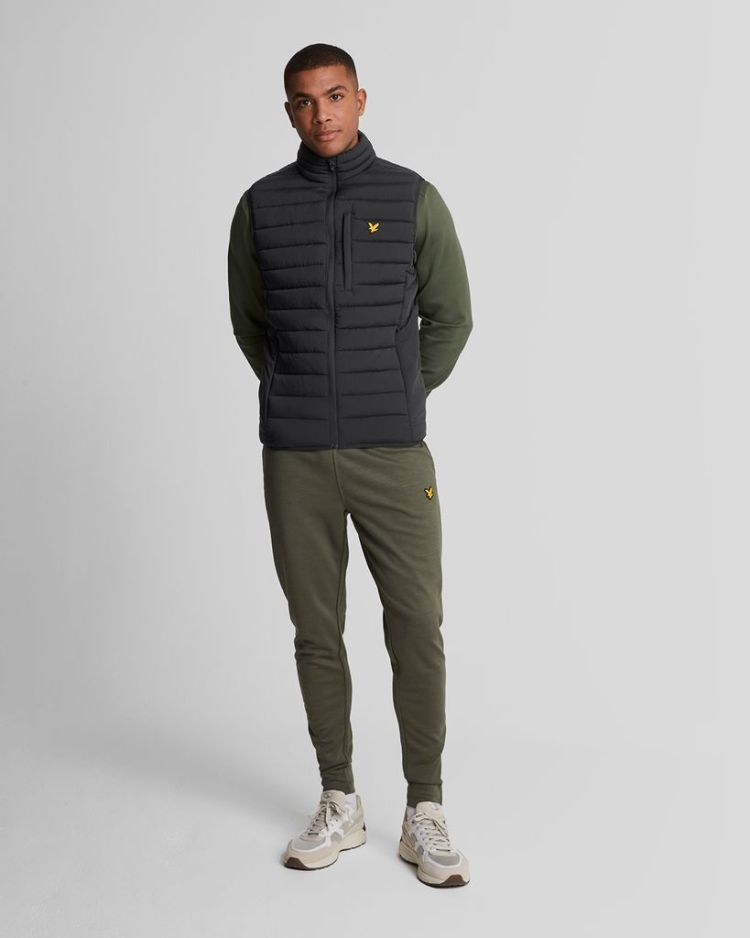 Lyle & Scott Bodywarmer Zwart heren (STRETCH LIGHTWEIGHT QUILTED GILET - JK2186SP.Z865) - GL Sport (Sluis)
