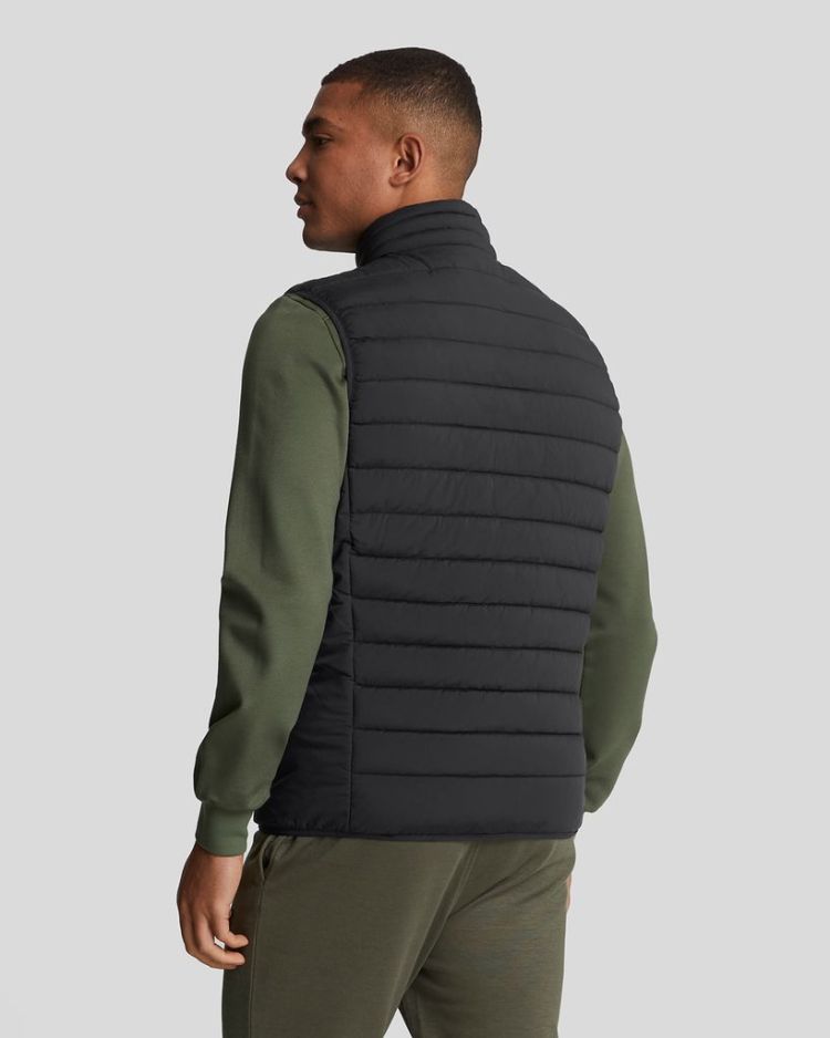 Lyle & Scott Bodywarmer Zwart heren (STRETCH LIGHTWEIGHT QUILTED GILET - JK2186SP.Z865) - GL Sport (Sluis)