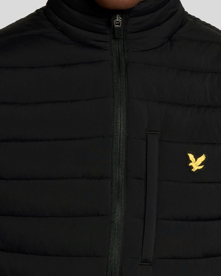 Lyle & Scott Bodywarmer Zwart heren (STRETCH LIGHTWEIGHT QUILTED GILET - JK2186SP.Z865) - GL Sport (Sluis)