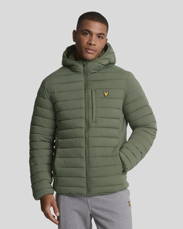 Lyle & Scott Jas Groen heren (STRETCH LIGHTWEIGHT QUILTED JACKET - JK2185SP.X65) - GL Sport (Sluis)