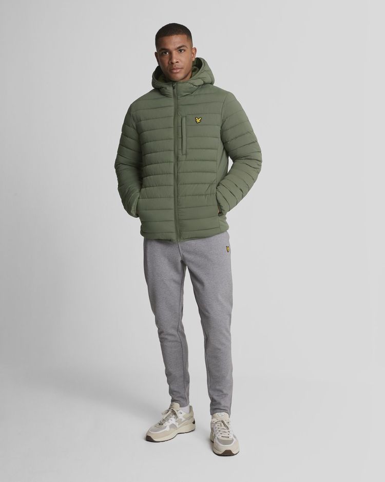 Lyle & Scott Jas Groen heren (STRETCH LIGHTWEIGHT QUILTED JACKET - JK2185SP.X65) - GL Sport (Sluis)