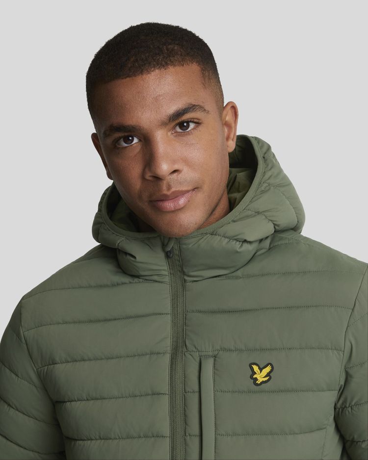 Lyle & Scott Jas Groen heren (STRETCH LIGHTWEIGHT QUILTED JACKET - JK2185SP.X65) - GL Sport (Sluis)