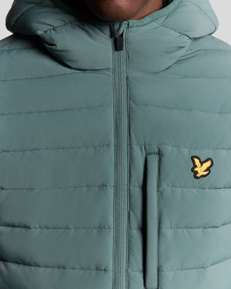 Lyle & Scott Jas Groen heren (STRETCH LIGHTWEIGHT QUILTED JACKET - JK2185SP.X858) - GL Sport (Sluis)