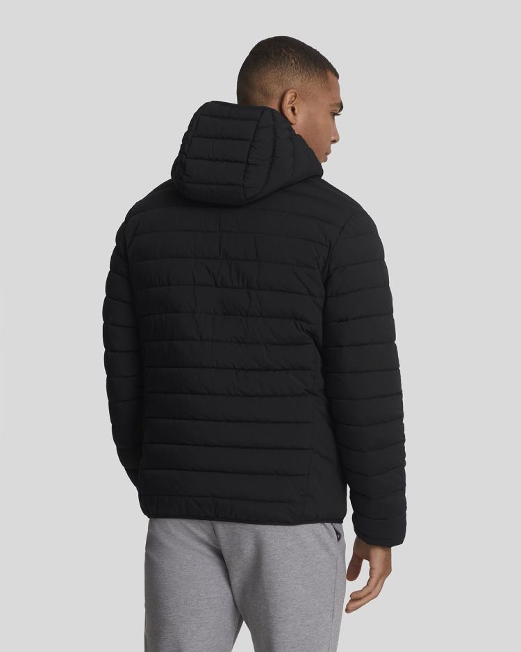 Lyle & Scott Jas Zwart heren (STRETCH LIGHTWEIGHT QUILTED JACKET - JK2185SP.Z865) - GL Sport (Sluis)