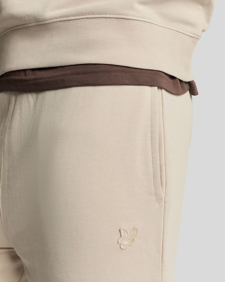 Lyle & Scott Sweatshort Beige heren (SUPERFINE SWEATSHORT - ML2254TONT.W870) - GL Sport (Sluis)