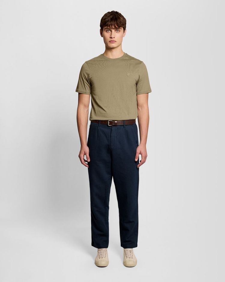 Lyle & Scott T-shirt Groen heren (SUPERFINE T-SHIRT - TS2255TONT.X309) - GL Sport (Sluis)