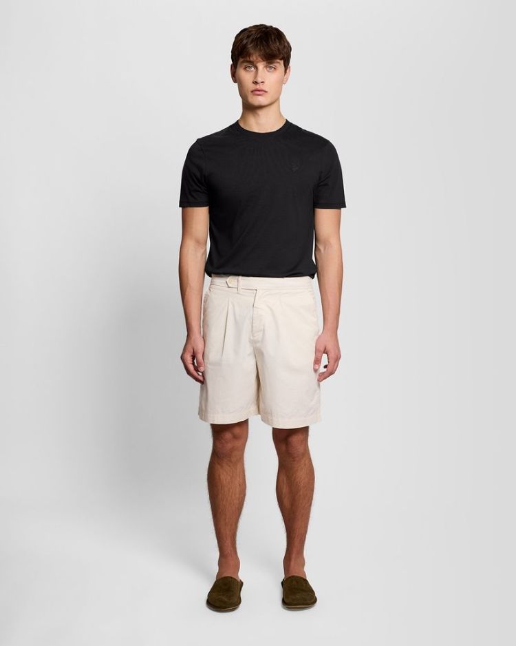 Lyle & Scott Polo Zwart heren (SUPERFINE T-SHIRT - TS2255TONT.Z865) - GL Sport (Sluis)