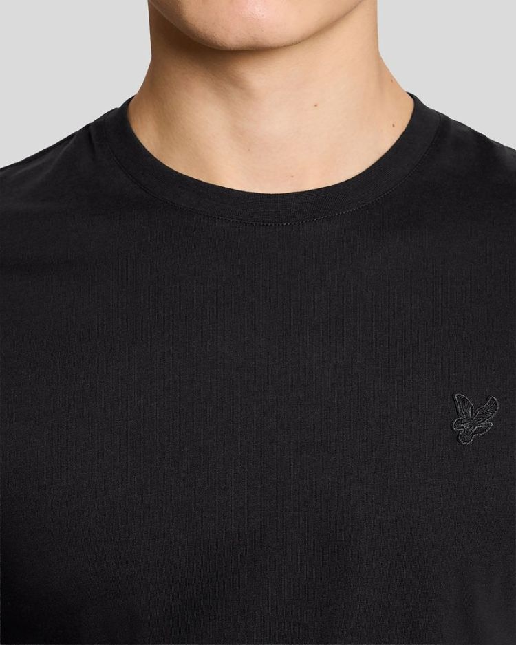 Lyle & Scott Polo Zwart heren (SUPERFINE T-SHIRT - TS2255TONT.Z865) - GL Sport (Sluis)