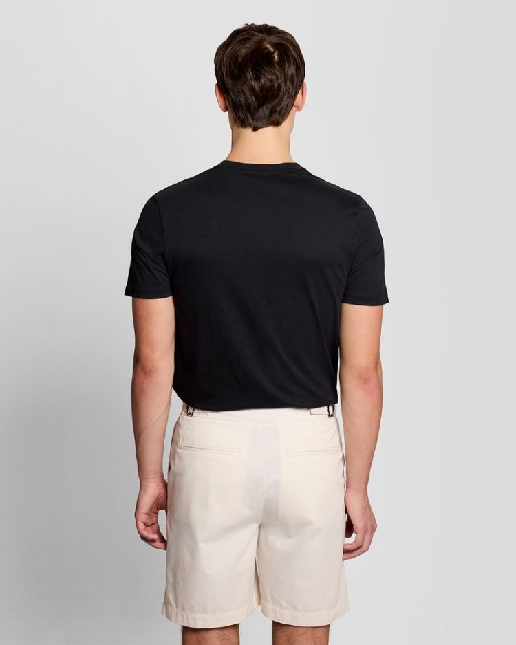 Lyle & Scott Polo Zwart heren (SUPERFINE T-SHIRT - TS2255TONT.Z865) - GL Sport (Sluis)