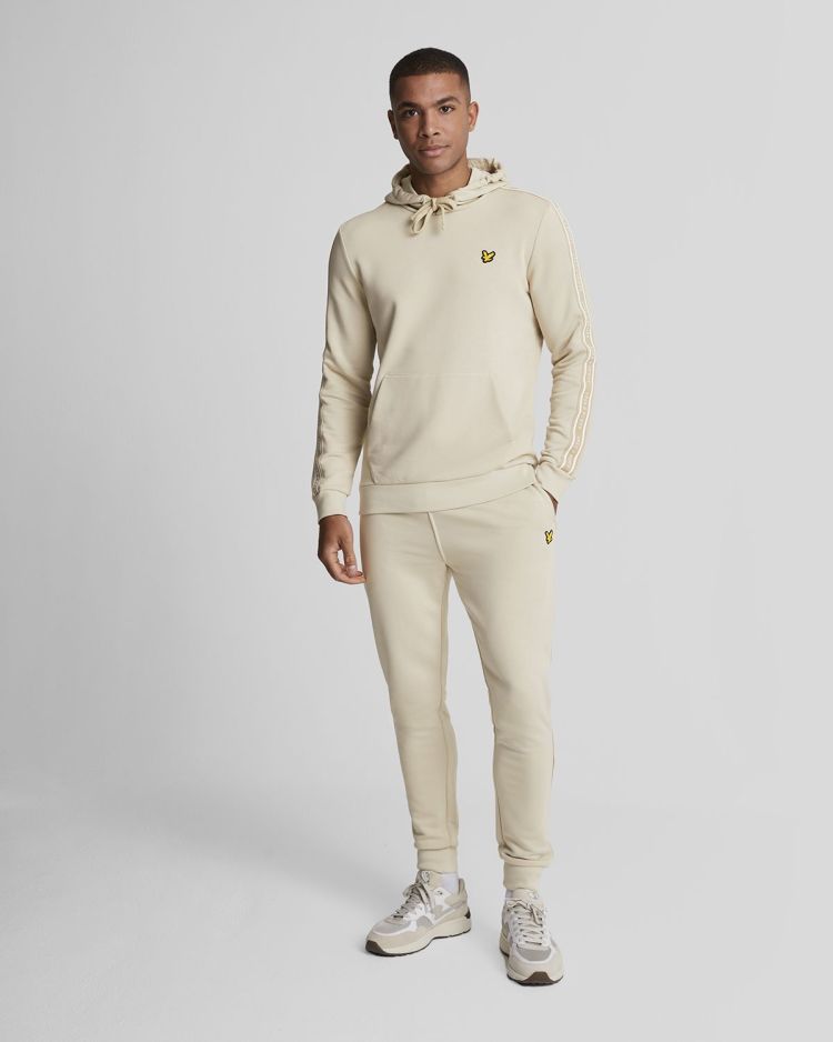 Lyle & Scott Hoodie Beige heren (TAPE HOODIE - ML2186SP.W827) - GL Sport (Sluis)