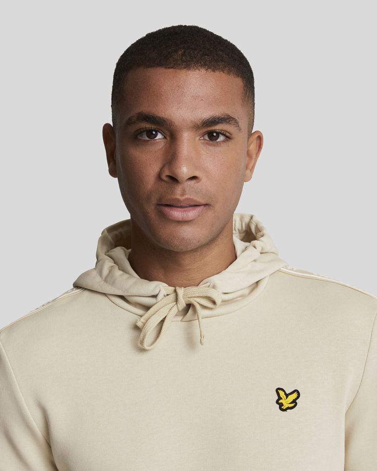 Lyle & Scott Hoodie Beige heren (TAPE HOODIE - ML2186SP.W827) - GL Sport (Sluis)