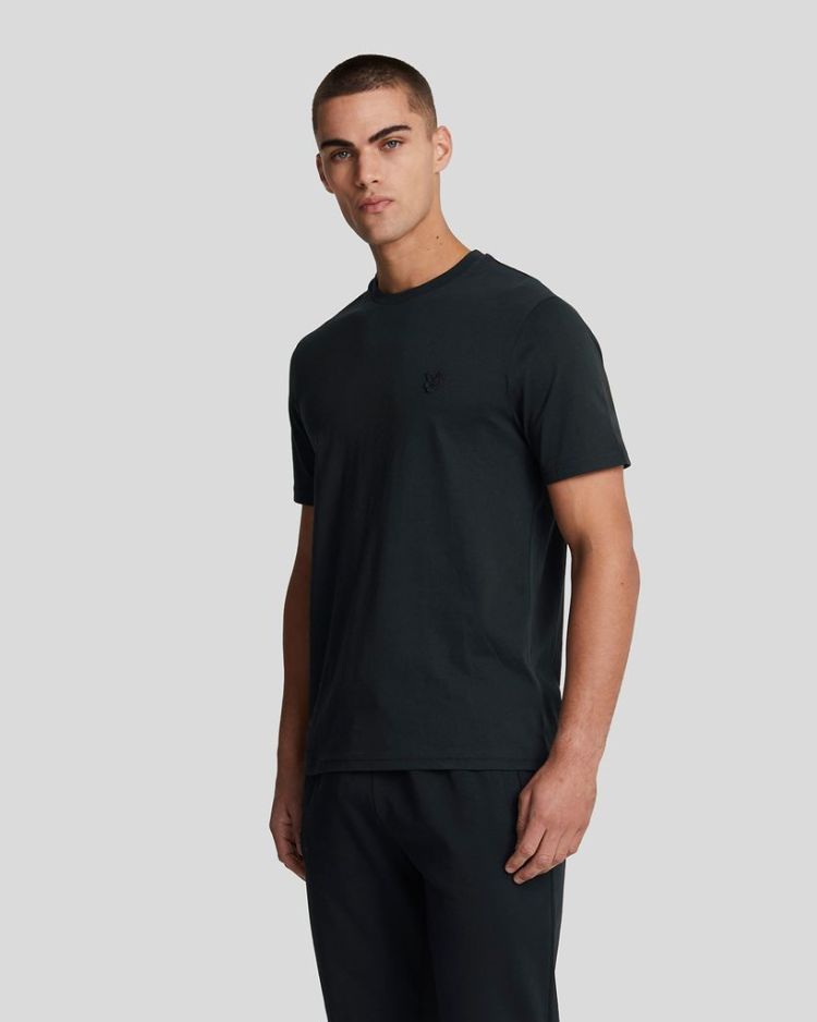 Lyle & Scott T-shirt Zwart heren (TONAL EAGLE T-SHIRT - TS400TON.Z865) - GL Sport (Sluis)