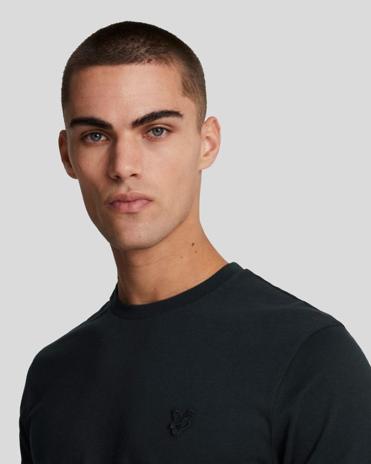 Lyle & Scott T-shirt Zwart heren (TONAL EAGLE T-SHIRT - TS400TON.Z865) - GL Sport (Sluis)