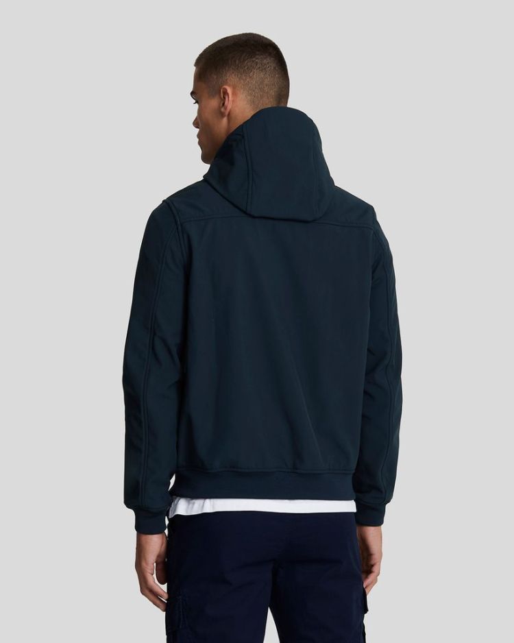 Lyle & Scott Jas Blauw heren (TONAL FLEECE BACK SOFTSHELL JACKET - JK2110TON.Z271) - GL Sport (Sluis)