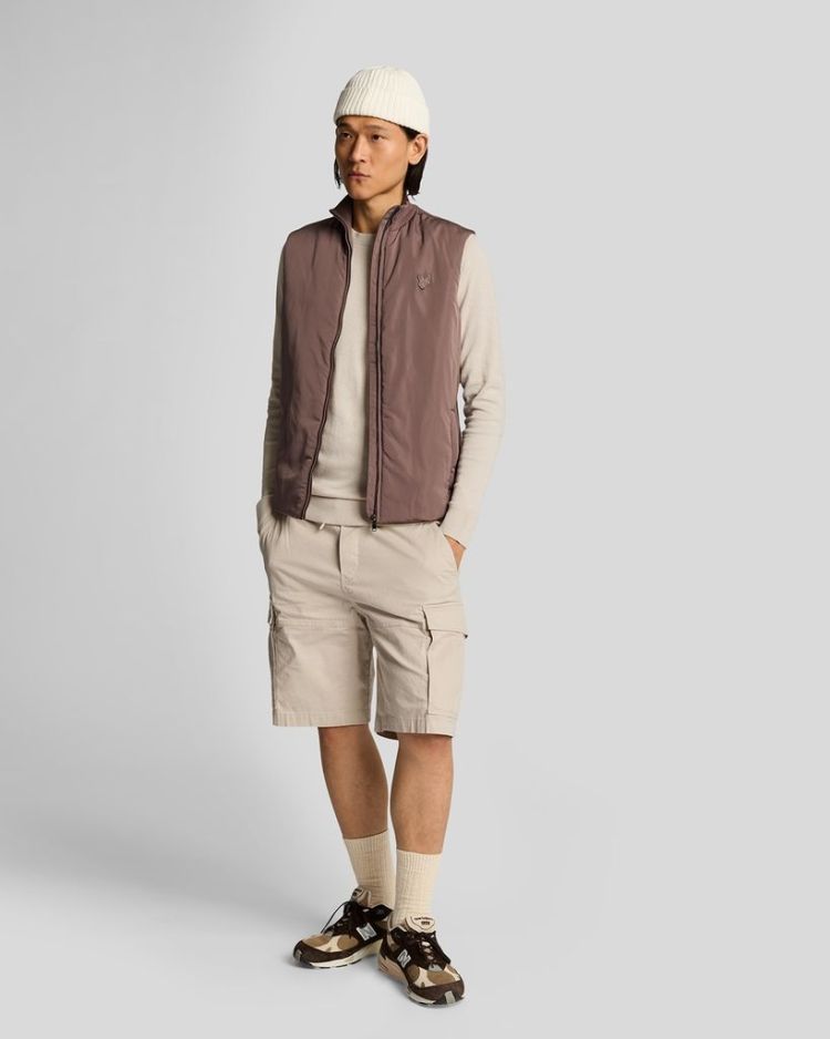 Lyle & Scott Pull Beige heren (TONAL SUPERFINE CREW NECK JUMPER - KN2235TON.W870) - GL Sport (Sluis)