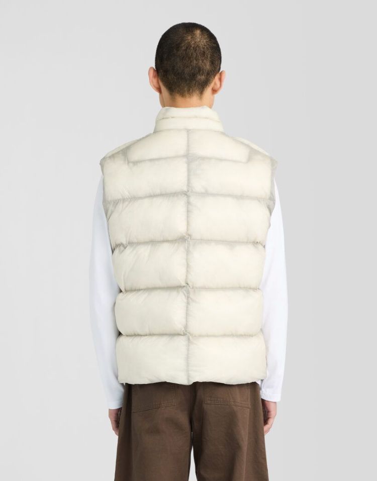 Lyle & Scott Bodywarmer Off-white heren (TRANSLUCENT PUFFER GILET - JK2539V.W503) - GL Sport (Sluis)