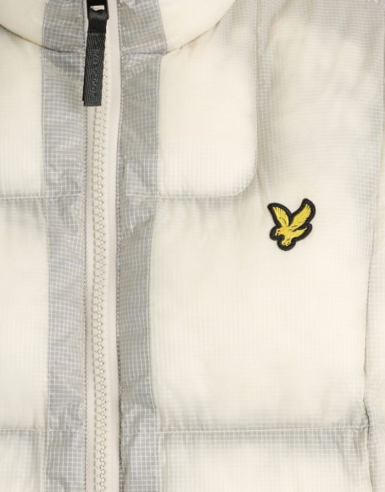 Lyle & Scott Bodywarmer Off-white heren (TRANSLUCENT PUFFER GILET - JK2539V.W503) - GL Sport (Sluis)