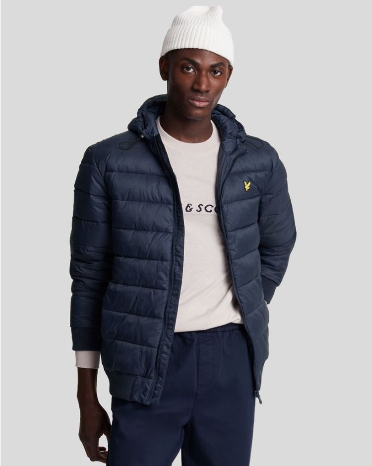 Lyle & Scott Jas Blauw heren (WADDED JACKET - JK1921V.Z271) - GL Sport (Sluis)