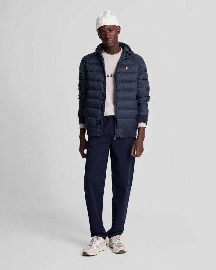 Lyle & Scott Jas Blauw heren (WADDED JACKET - JK1921V.Z271) - GL Sport (Sluis)